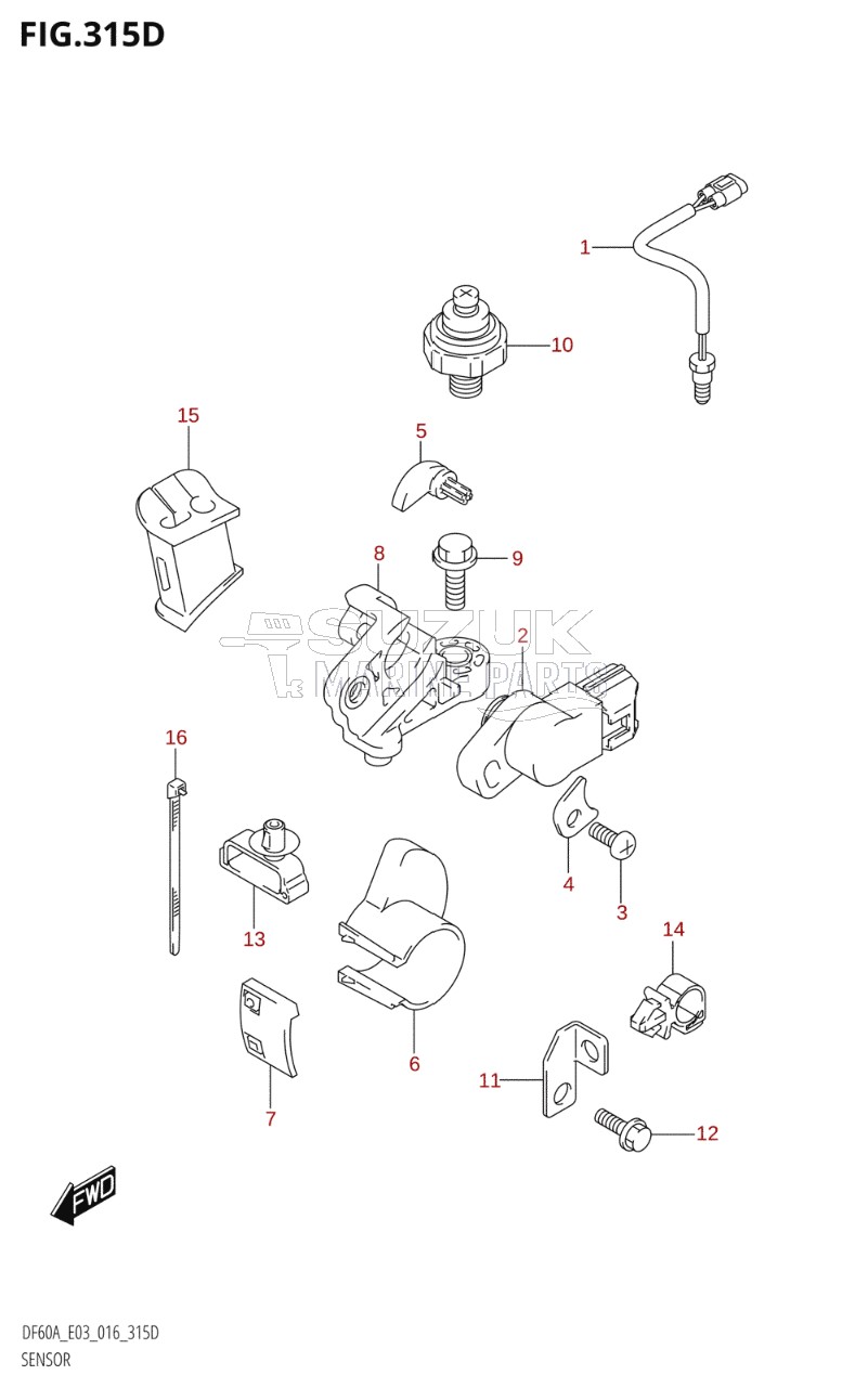 SENSOR (DF50AVT:E03)