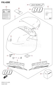 DF70A From 07003F-610001 (E01 E40)  2016 drawing ENGINE COVER (DF80A:E01)