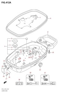 DF6 From 00601F-371001 (P03)  2003 drawing LOWER COVER