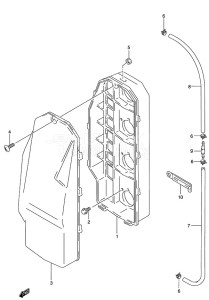 DT 140 drawing Silencer Case (S/N 231404 to 1996)