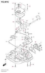 DF225Z From 22503Z-510001 (E01 E40)  2005 drawing ENGINE HOLDER (DF225Z:E01)