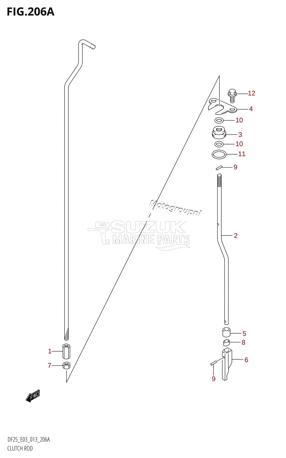 CLUTCH ROD