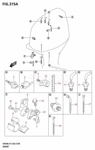 DF300B From 30003F-440001 (E11)  2024 drawing SENSOR (DF350AMD,DF300BMD)