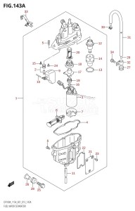 DF140AZ From 14003Z-310001 (E01 E40)  2013 drawing FUEL VAPOR SEPARATOR (DF100AT:E01)