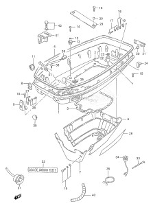 DT50 From 05004-351001 ()  1993 drawing LOWER COVER