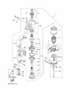 F115AETL drawing STARTER-MOTOR