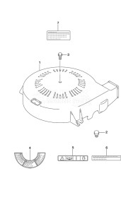 Outboard DF 115A drawing Ring Gear Cover