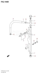 DF140A From 14003F-310001 (E01 E40)  2013 drawing FUEL INJECTOR (DF140AZ:E40)