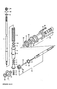 DT65 From 06502-501001-503133 ()  1985 drawing TRANSMISSION