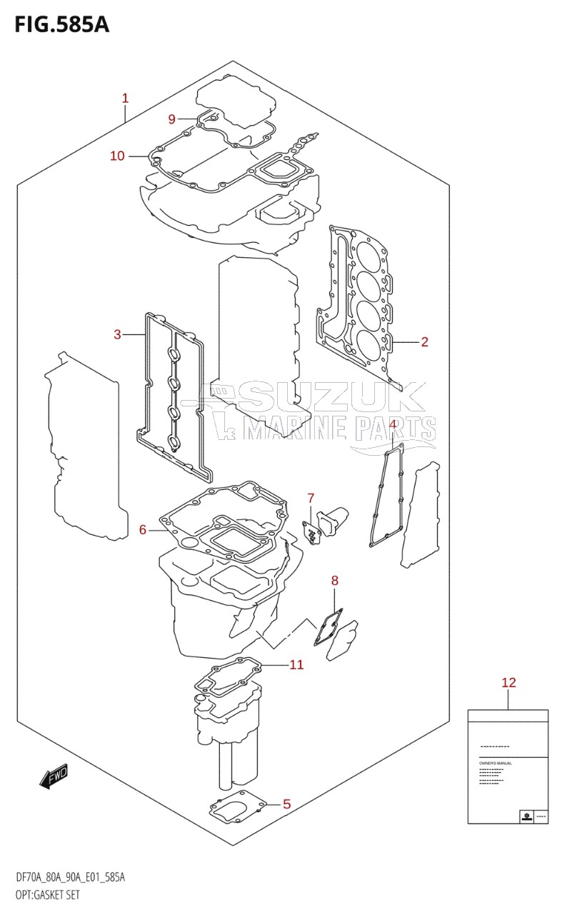 OPT:GASKET SET