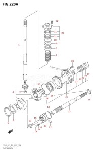 DF115AST From 11504F-040001 (E03)  2020 drawing TRANSMISSION (DF100T:E01)