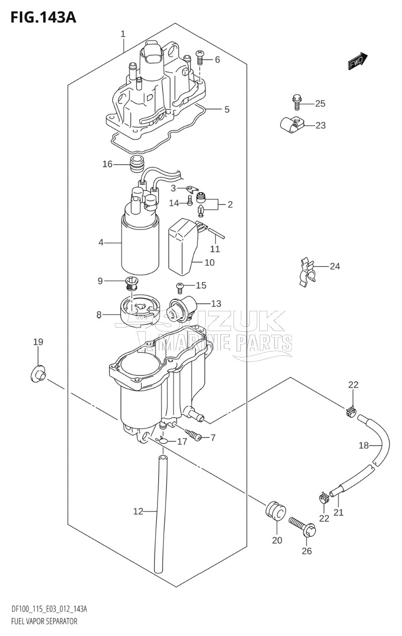 FUEL VAPOR SEPARATOR