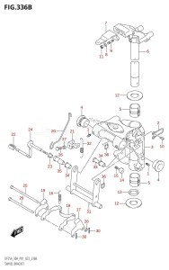 DF30A From 03003F-340001 (P01 P40)  2023 drawing SWIVEL BRACKET (DF25AR,DF30AR)