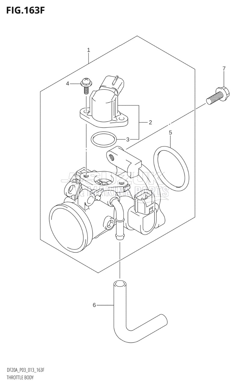 THROTTLE BODY (DF20AR:P03)