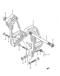 DT 140 drawing Clamp Bracket (1983)