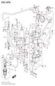 DF250ST From 25004F-240001 (E03)  2022 drawing FUEL PUMP /​ FUEL VAPOR SEPARATOR (E03:DF250ST:022)