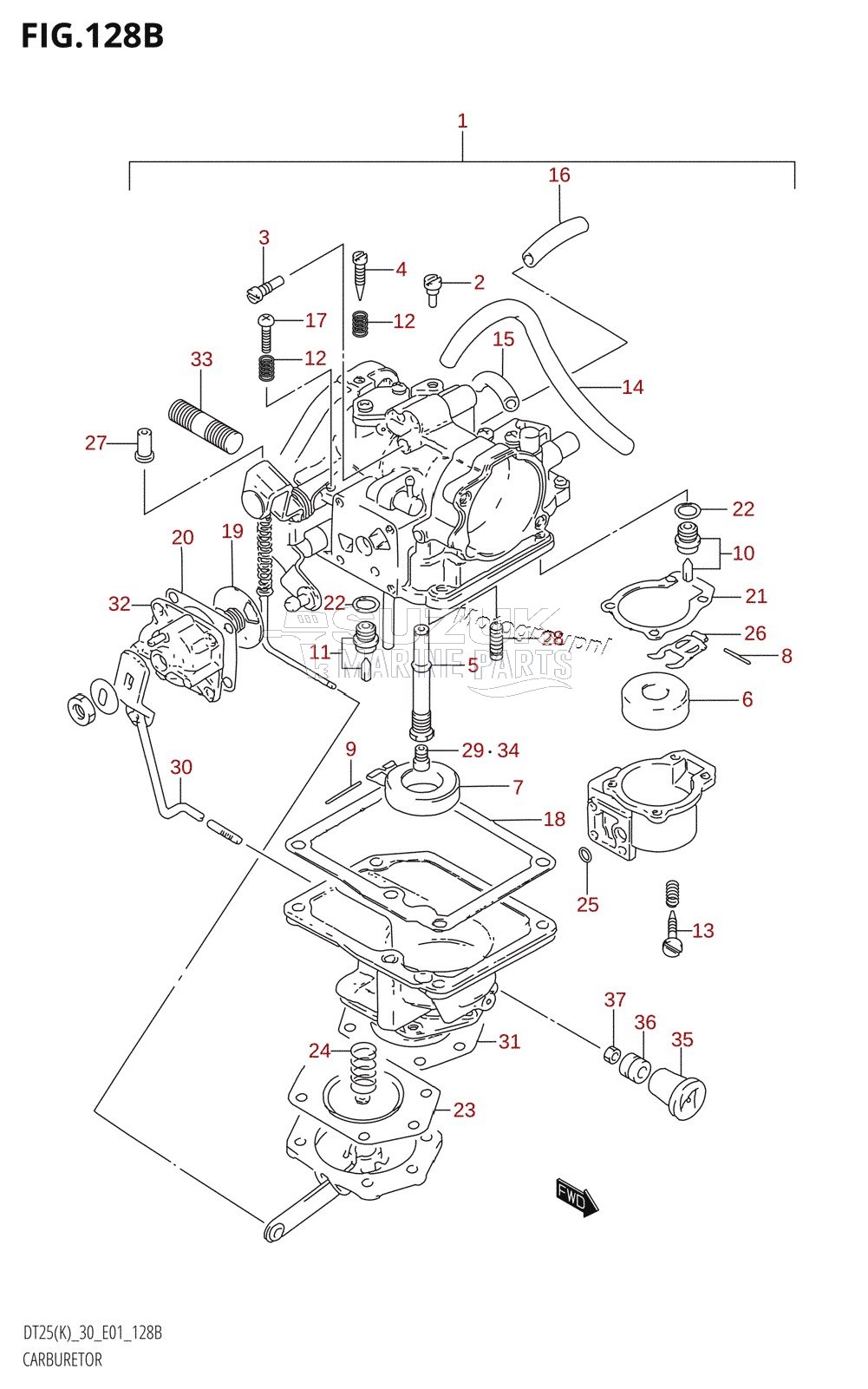 CARBURETOR (DT25K)