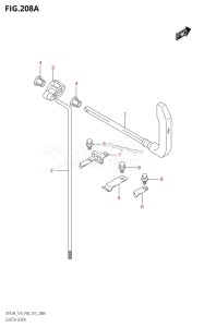 DT15A From 01504-510001 (P36-P40)  2015 drawing CLUTCH LEVER (DT9.9A:P40)