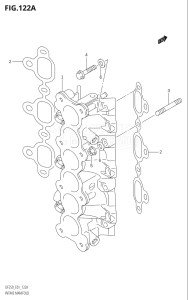 20001Z-421001 (2004) 200hp E01 E40-Gen. Export 1 - Costa Rica (DF200ZK4) DF200Z drawing INTAKE MANIFOLD