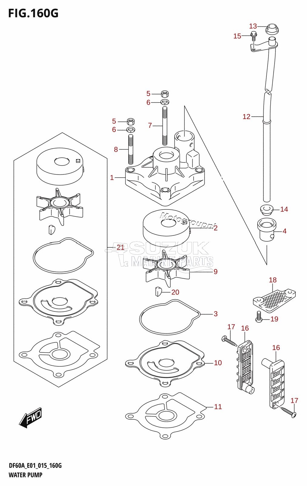 WATER PUMP (DF60A:E01)