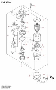 DF40A From 04003F-610001 (E01 E34)  2016 drawing STARTING MOTOR