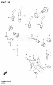 DF250AP From 25003P-910001 (E01 E40)  2019 drawing SENSOR