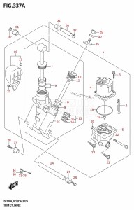 DF200AZ From 20003Z-610001 (E03)  2016 drawing TRIM CYLINDER