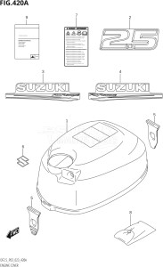 00252F-140001 (2021) 2.5hp P03-U.S.A (DF2.5   DF2.5M1) DF2.5 drawing ENGINE COVER (020)