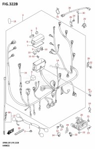 DF90A From 09003F-910001 (E01 E40)  2019 drawing HARNESS (DF100B)