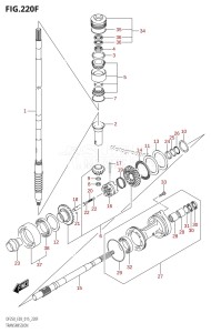 DF200 From 20002F-510001 (E03)  2015 drawing TRANSMISSION (DF250Z:E03)