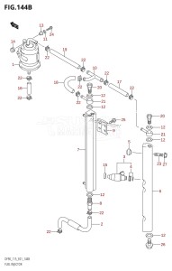 DF115T From 11501F-151001 (E01)  2001 drawing FUEL INJECTOR (K1,K2,K3,K4,K5,K6,K7,K8,K9,K10,011)