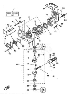 2B drawing CYLINDER--CRANKCASE