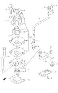 DF 9.9 drawing Water Pump