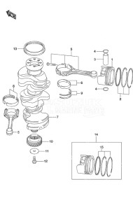 DF 250AP drawing Crankshaft