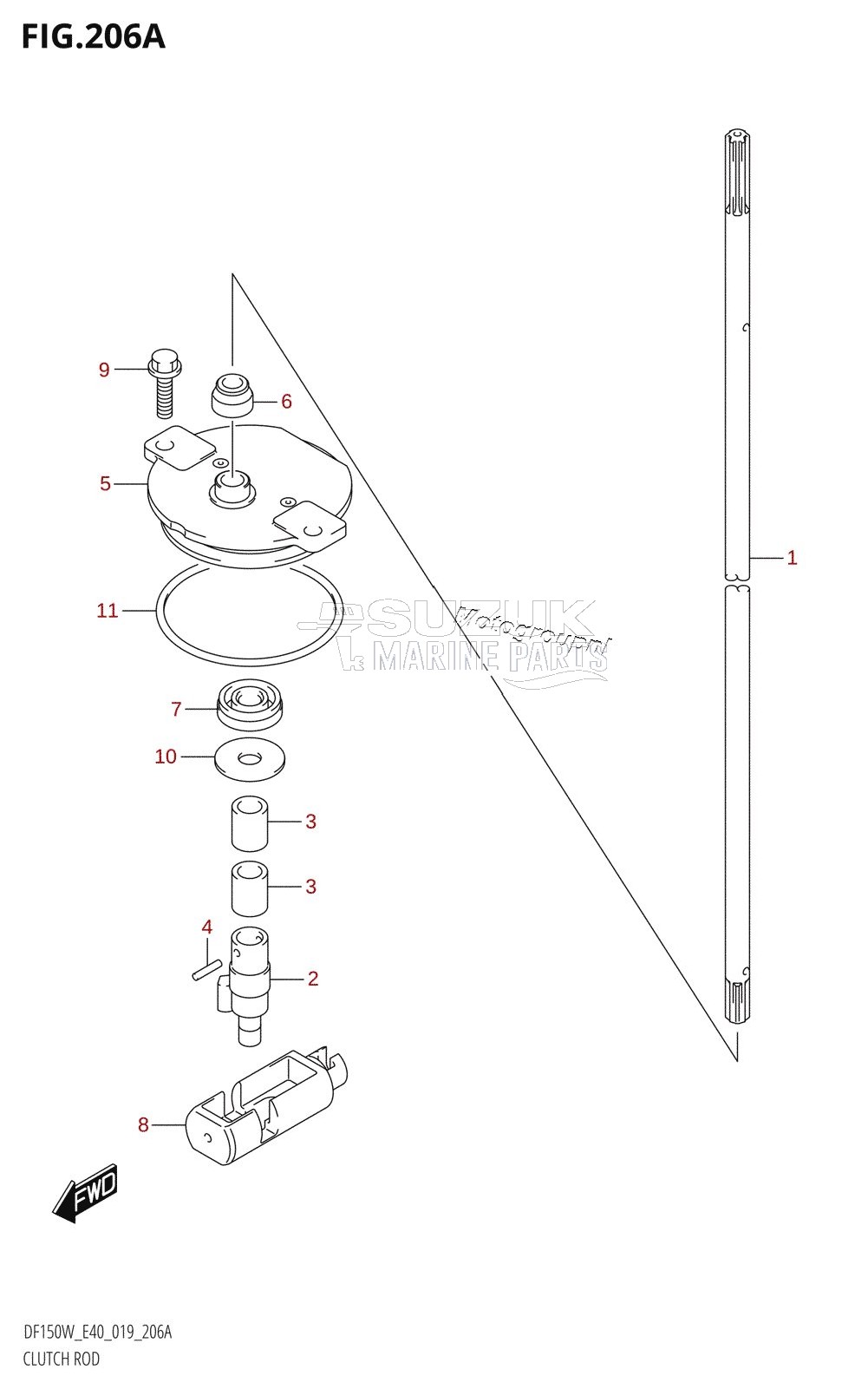 CLUTCH ROD