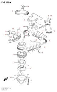 DF300A From 30002P-710001 (E03)  2017 drawing TIMING CHAIN