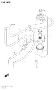 DT9.9A From 00993K-410001 (P36 P40)  2014 drawing FUEL PUMP (DT15AK:P36)