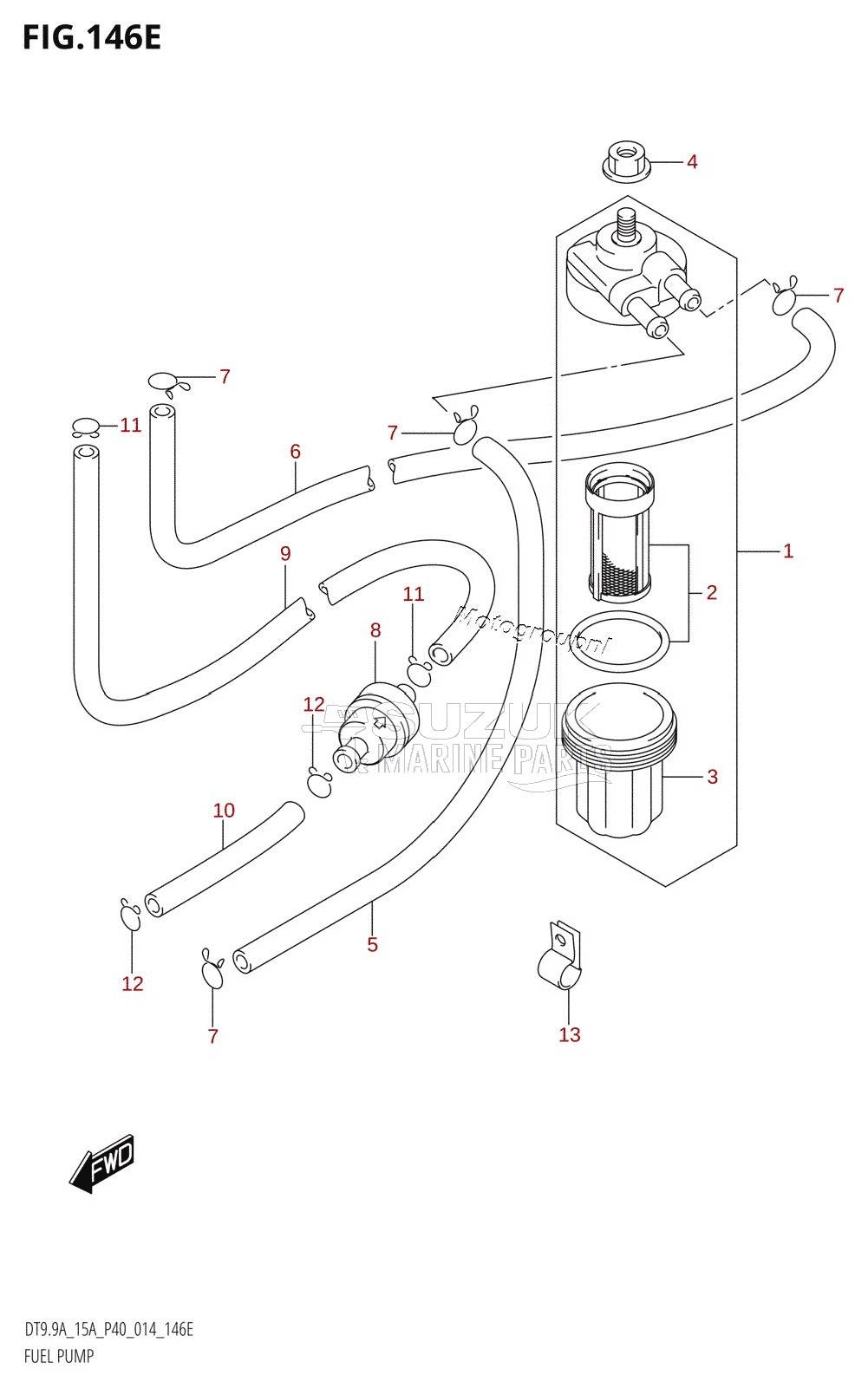 FUEL PUMP (DT15AK:P36)