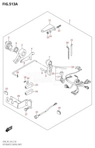 DF8A From 00801F-340001 (P01)  2023 drawing OPT:REMOTE CONTROL PARTS (DF8A,DF9.9A)