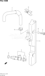 05003F-310001 (2013) 50hp E01-Gen. Export 1 (DF50A  DF50ATH) DF50A drawing FUEL INJECTOR (DF40AQH:E01)