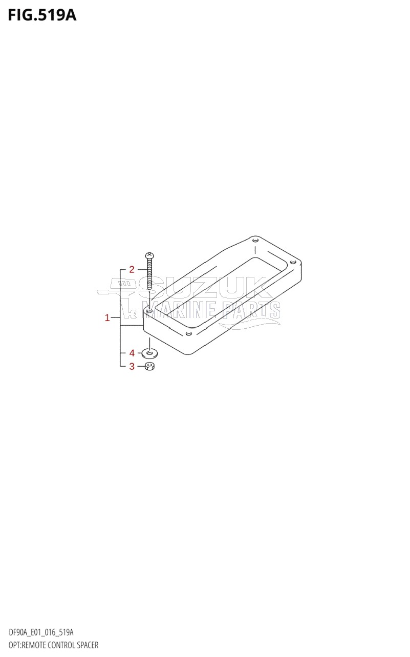 OPT:REMOTE CONTROL SPACER