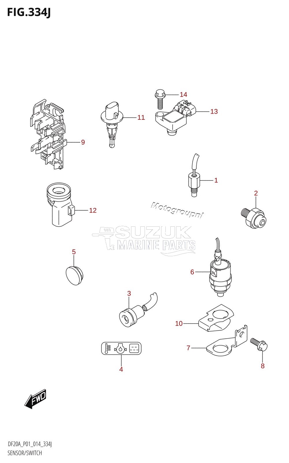 SENSOR /​ SWITCH (DF20AR:P01)