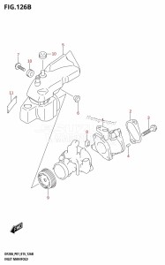 DF9.9B From 00995F-510001 (P01)  2005 drawing INLET MANIFOLD (DF9.9BR:P01)