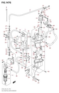 DF250Z From 25003Z-310001 (E03)  2013 drawing FUEL PUMP /​ FUEL VAPOR SEPARATOR (DF250ST:E03)