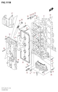 DF175Z From 17502Z-710001 (E03)  2017 drawing CYLINDER HEAD (DF150Z:E03)