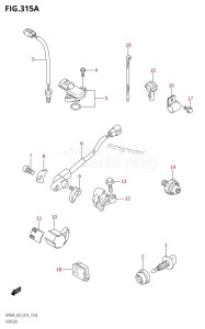 DF90A From 09003F-410001 (E03)  2014 drawing SENSOR