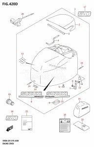 DF50A From 05004F-910001 (E01)  2019 drawing ENGINE COVER (DF50A:E01)