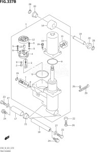 04001F-371001 (2003) 40hp E03-USA (DF40TK3) DF40 drawing TRIM CYLINDER ((DF40T,DF50T):(K1,K2,K3,K4,K5,K6,K7,K8,K9,K10))