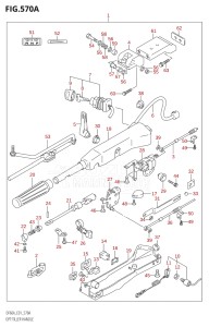 05003F-110001 (2011) 50hp E01-Gen. Export 1 (DF50AT  DF50ATH) DF50A drawing OPT:TILLER HANDLE