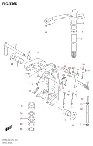 DF100A From 10003F-510001 (E01)  2015 drawing SWIVEL BRACKET (DF115AZ:E01)